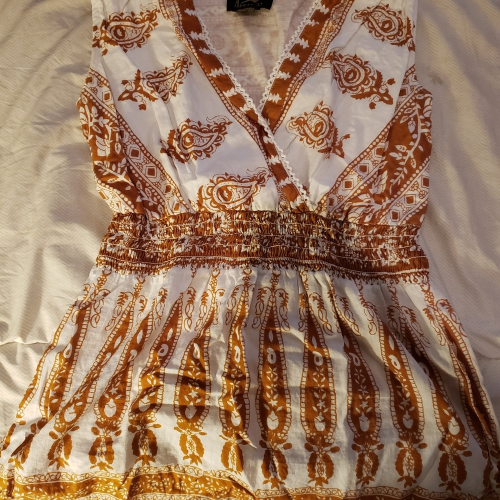 Bohemian Tank Top Size Small